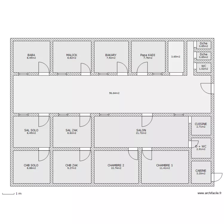 COUR COMMUNE FINALE. Plan de 