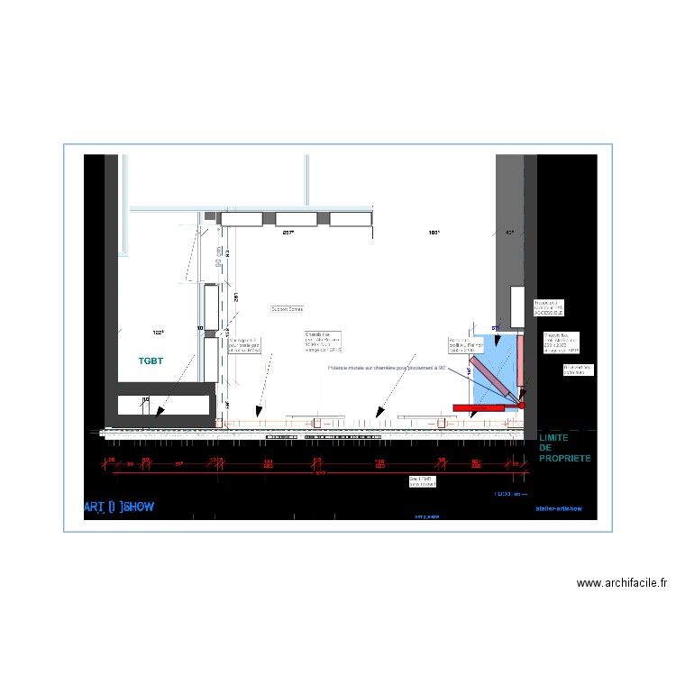 Positionnement écran Clermont. Plan de 0 pièce et 0 m2