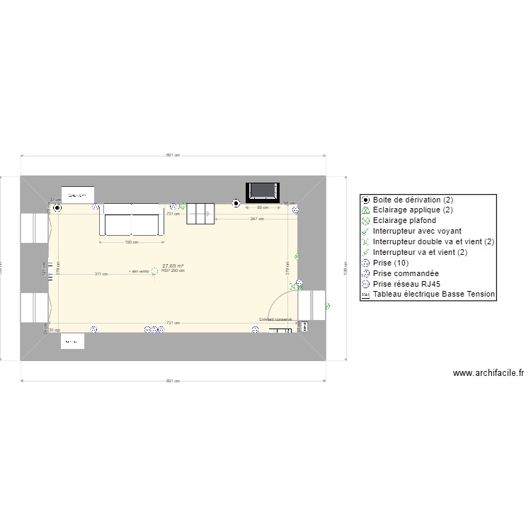 soboul etage 1. Plan de 0 pièce et 0 m2