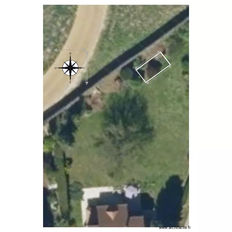 1 PLAN MASSE ABRI DE JARDIN. Plan de 1 PLAN MASSE ABRI DE JARDIN. Plan de