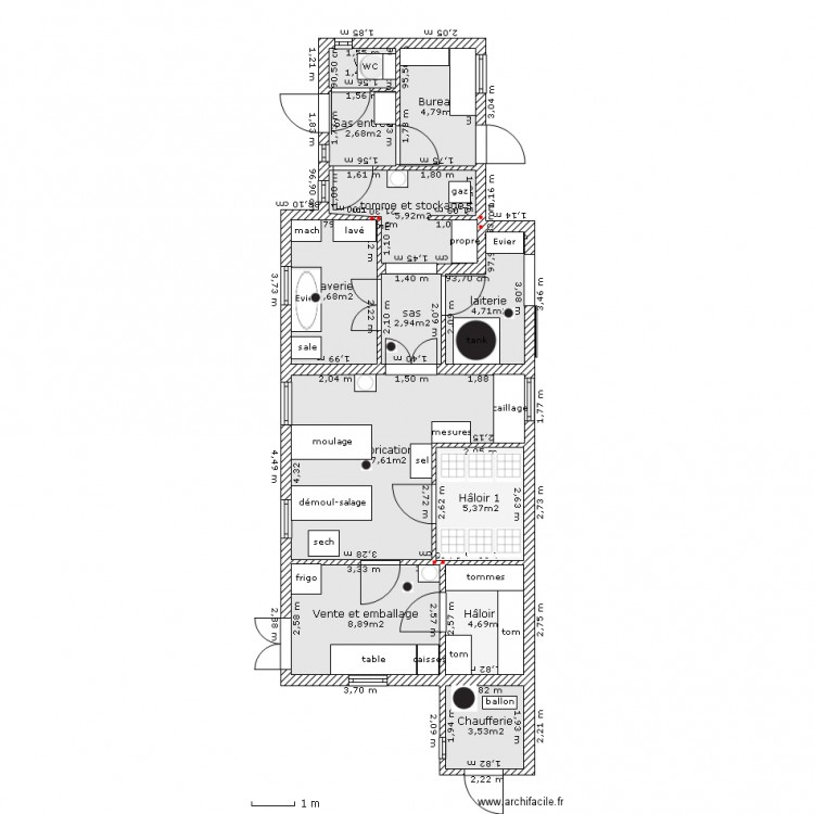 Fromagerie-4. Plan de 0 pièce et 0 m2