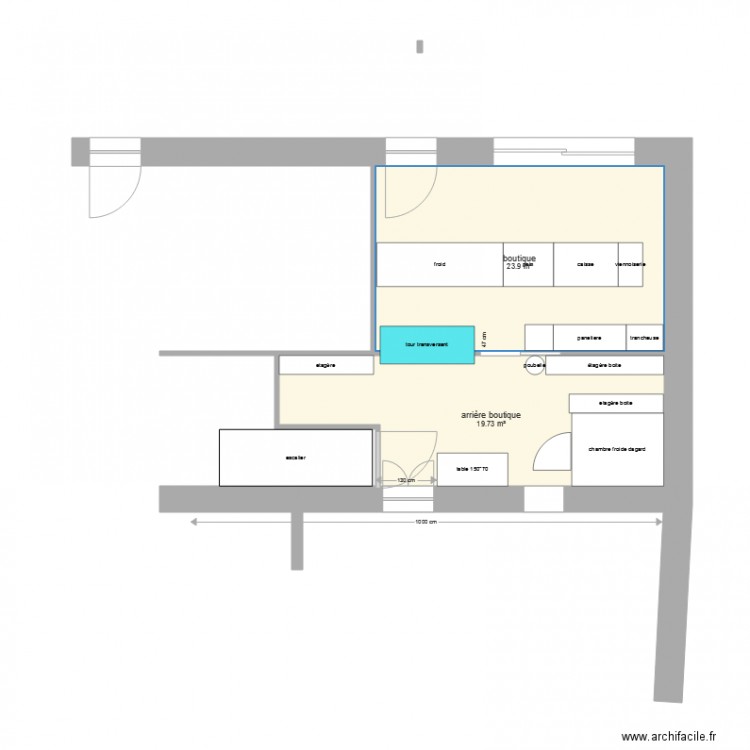 MAGASIN ST PALAIS 41. Plan de 0 pièce et 0 m2