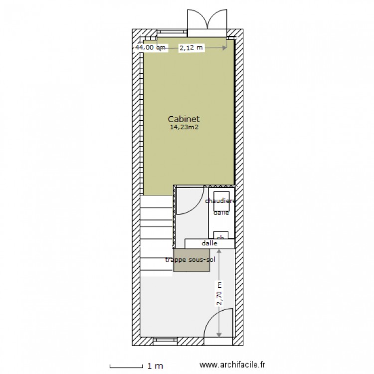 Projet. Plan de 0 pièce et 0 m2