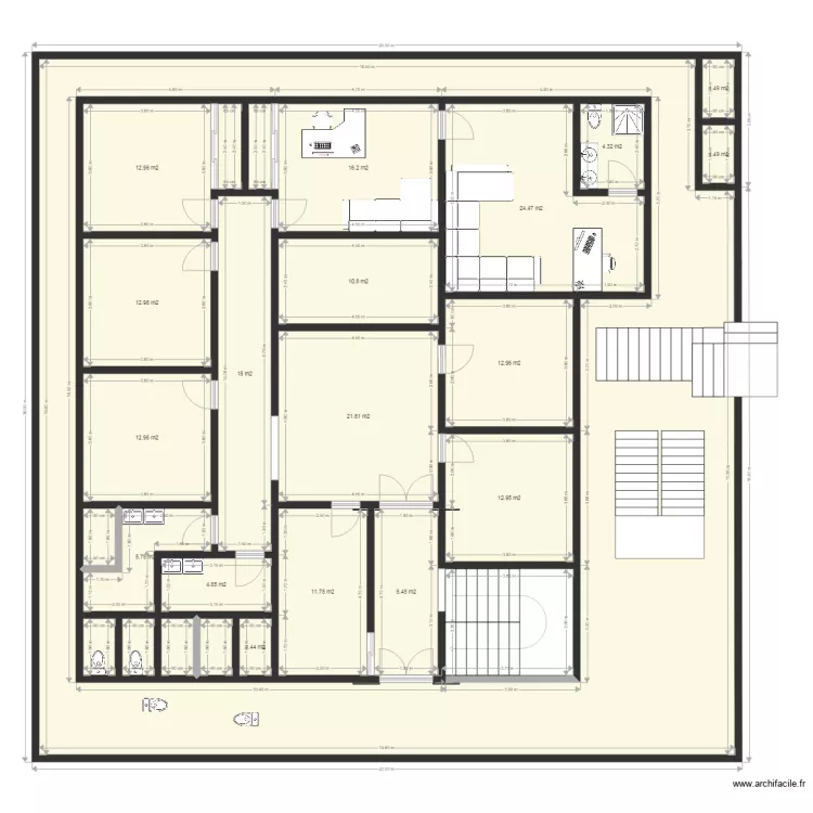 NOTARIAT TYPE 4 v20161016. Plan de 0 pièce et 0 m2