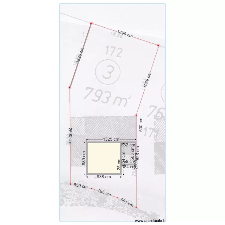 nouveau plan de masse v3. Plan de 