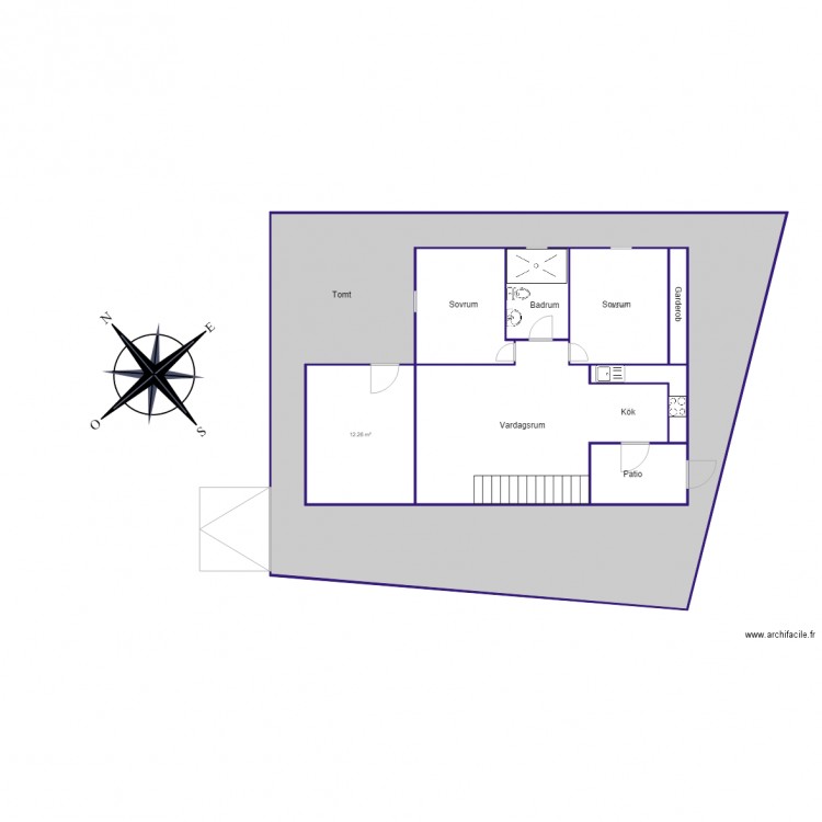 Urb Mirador planta baja. Plan de 0 pièce et 0 m2