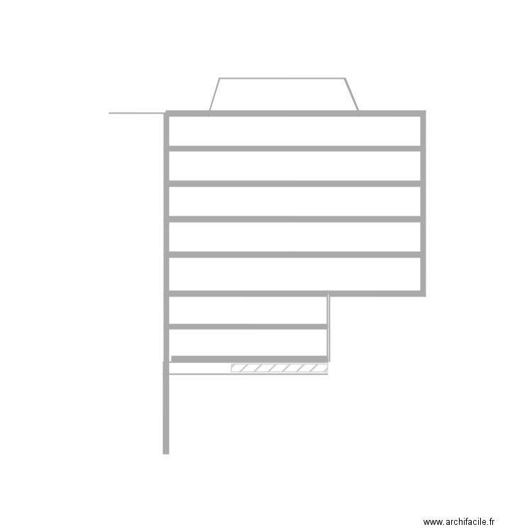 mezzanine bis. Plan de 0 pièce et 0 m2