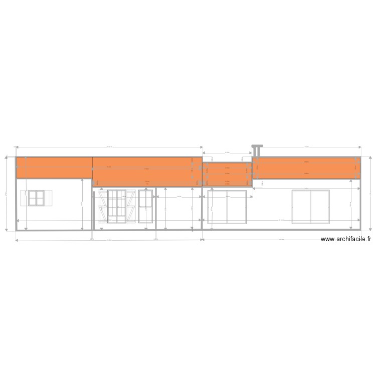 nouveau  projet  façade avantavec correction encore. Plan de 0 pièce et 0 m2