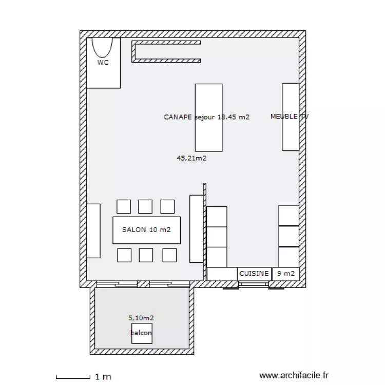 1 ER ETAGE. Plan de 1 ER ETAGE. Plan de
