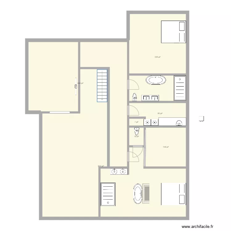 2e etage 47 pied III. Plan de 