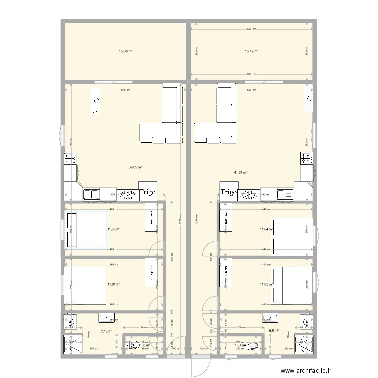 haut mangajou. Plan de 12 pièces et 174 m2