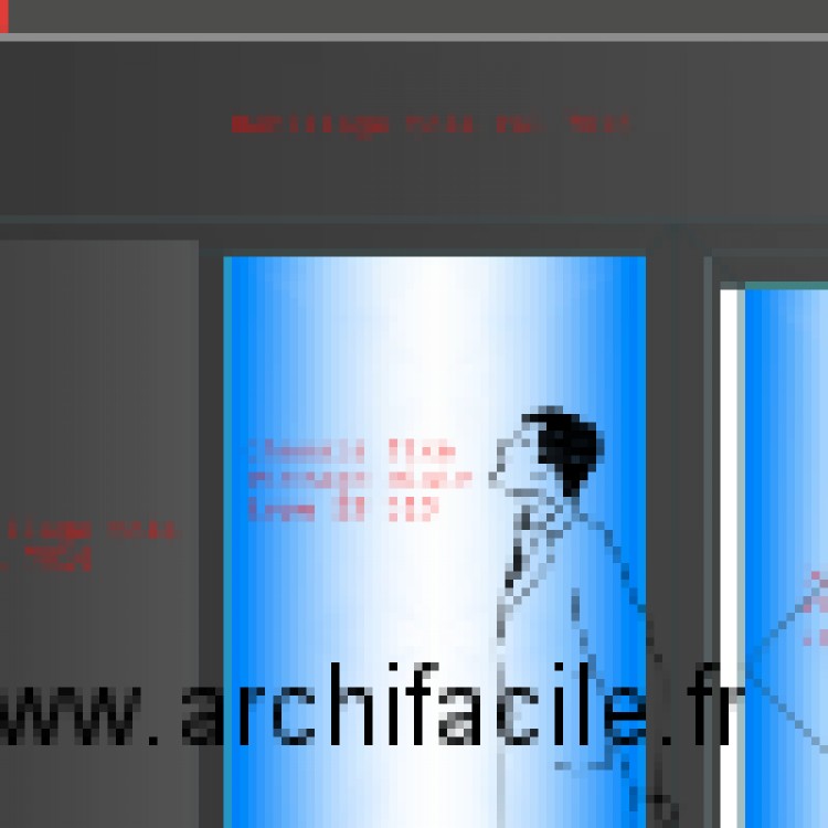Façade Tours. Plan de 0 pièce et 0 m2