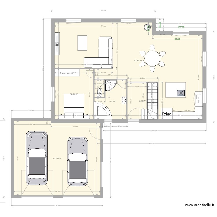 Maison terminée. Plan de 0 pièce et 0 m2