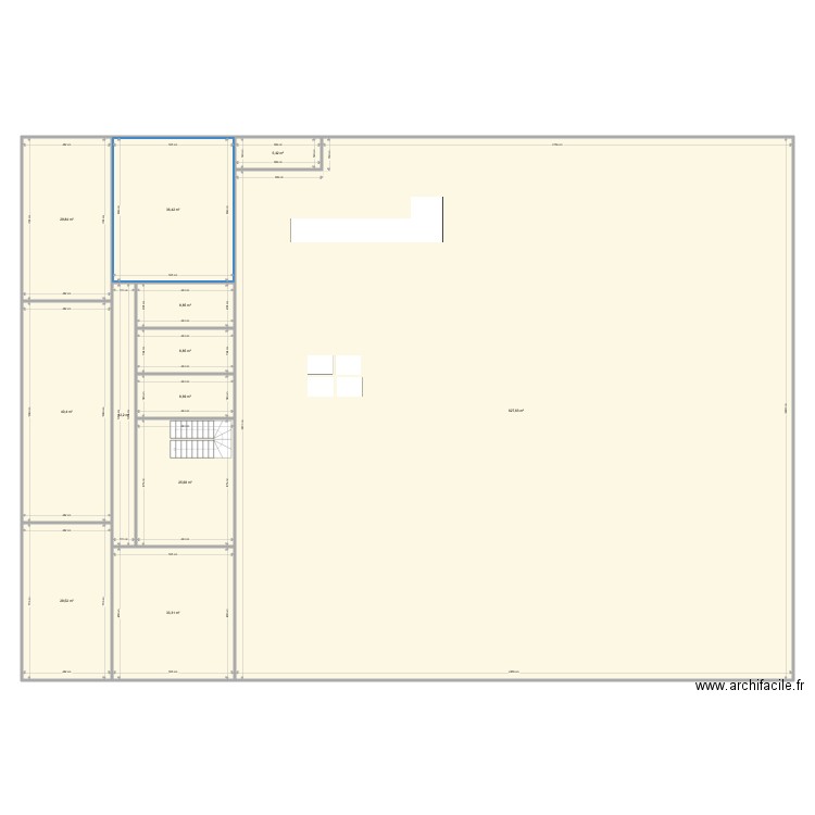 USINE. Plan de 0 pièce et 0 m2