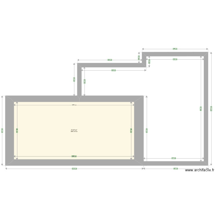 Mellac structure 1. Plan de 0 pièce et 0 m2