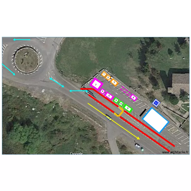 Formigal Start/Finish Line Etape 1 et 2. Plan de 