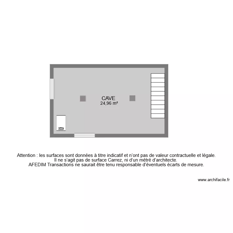 BI 6580 SOUS SOL. Plan de BI 6580 SOUS SOL. Plan de