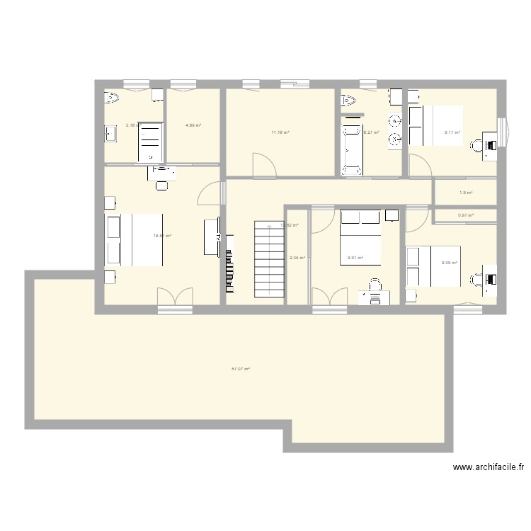 MAISON R1. Plan de 0 pièce et 0 m2