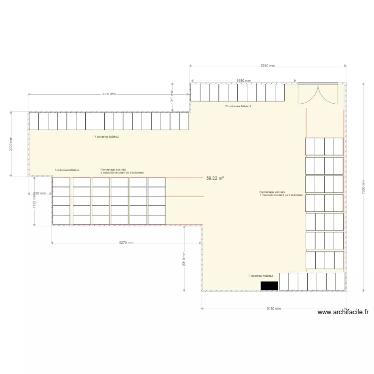 Clinique Kennedy V2. Plan de 
