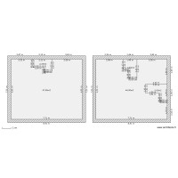 superficie maison sur cour projet&eacute;