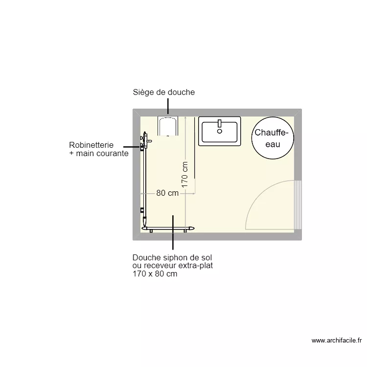 Thouvenot SDB projet. Plan de Thouvenot SDB projet. Plan de