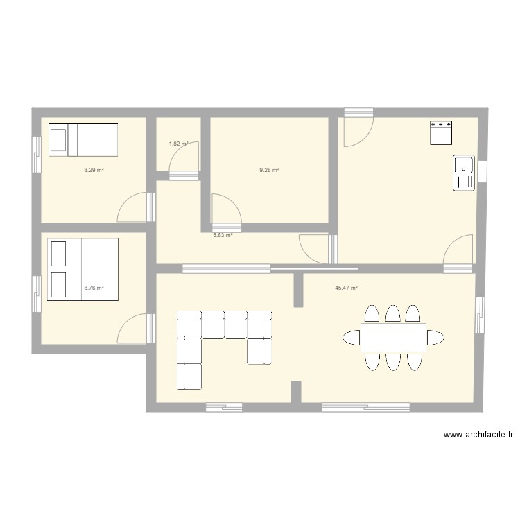 villa Franco 2021. Plan de 0 pièce et 0 m2