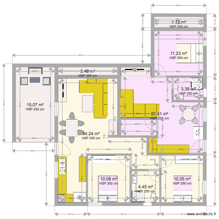 extension bas 2 app Last. Plan de 0 pièce et 0 m2