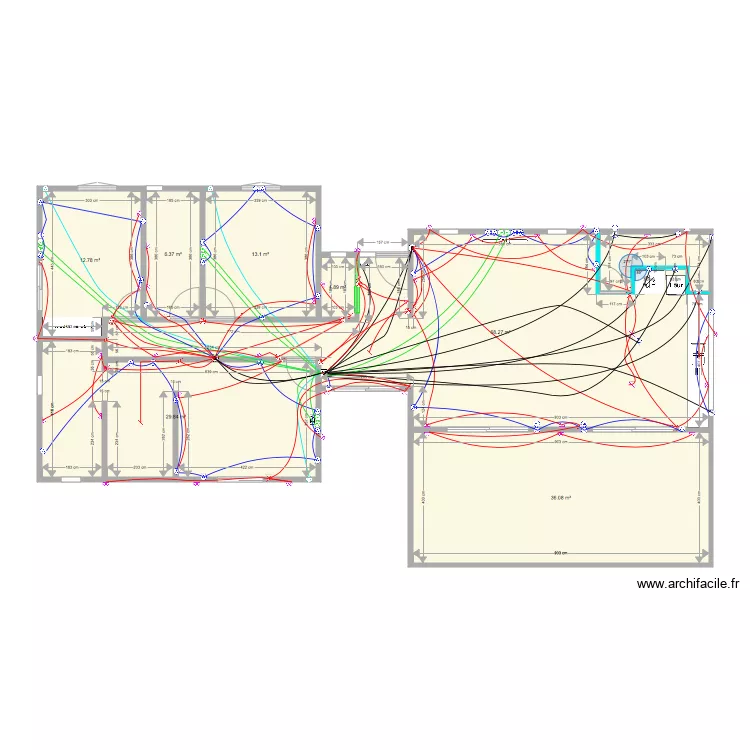 schéma électrique villa SEVERIENS PROCIDA. Plan de schéma électrique villa SEVERIENS PROCIDA. Plan de