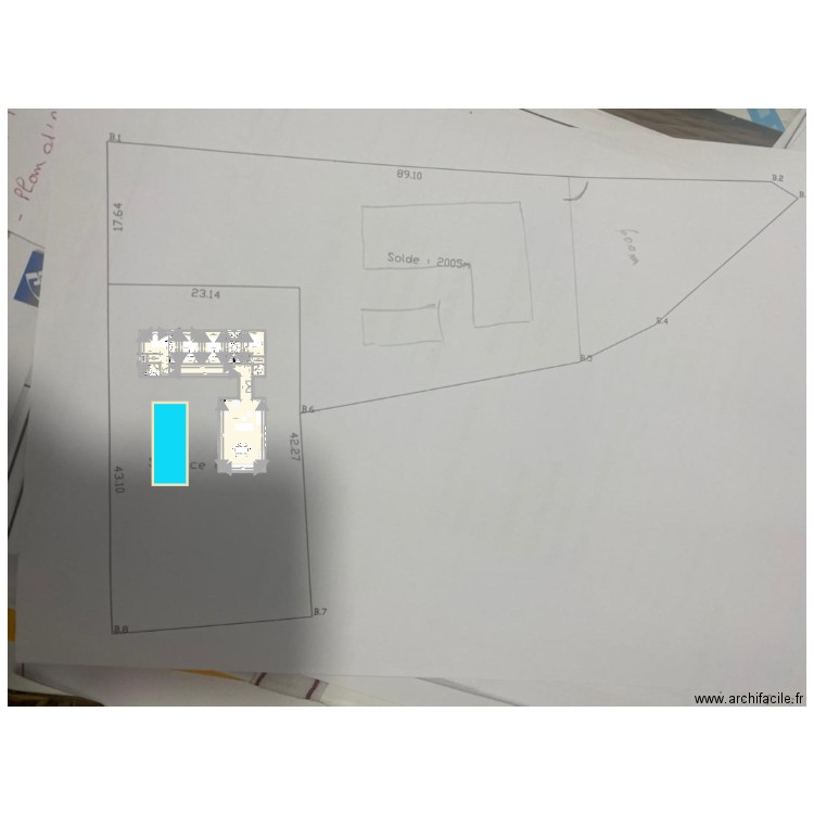 maison dessin dom. Plan de 0 pièce et 0 m2