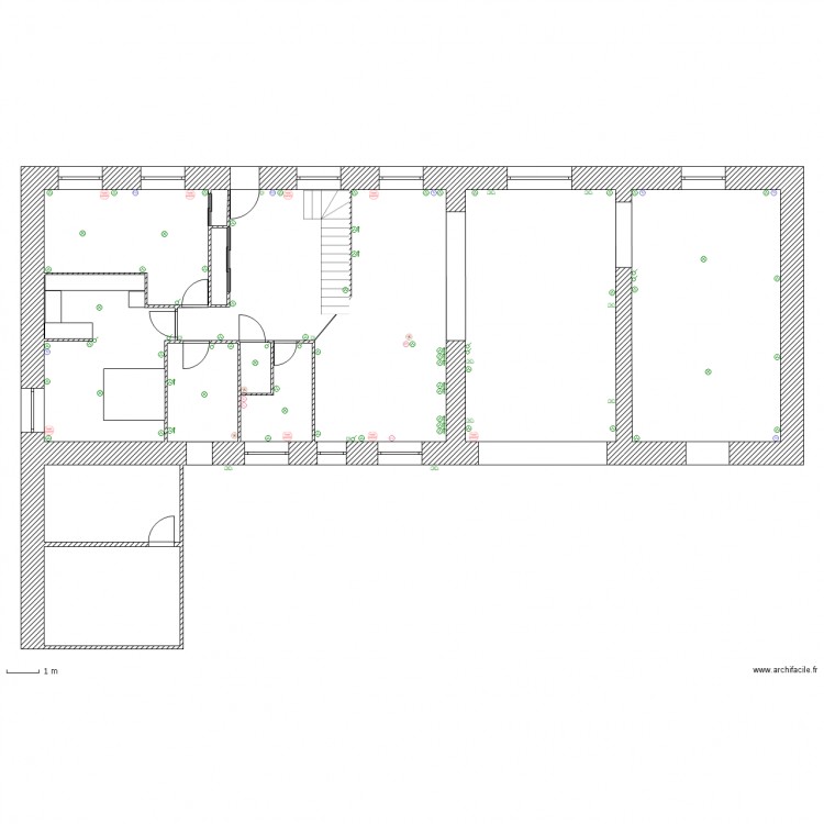 Rez de chaussée éléctrique. Plan de 0 pièce et 0 m2