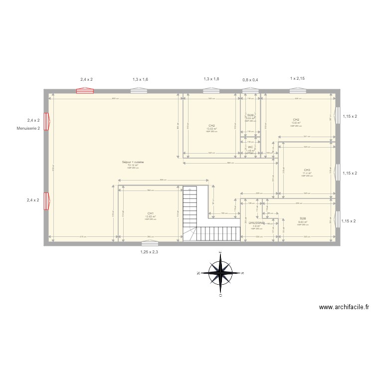 BENELHADJ. Plan de 0 pièce et 0 m2