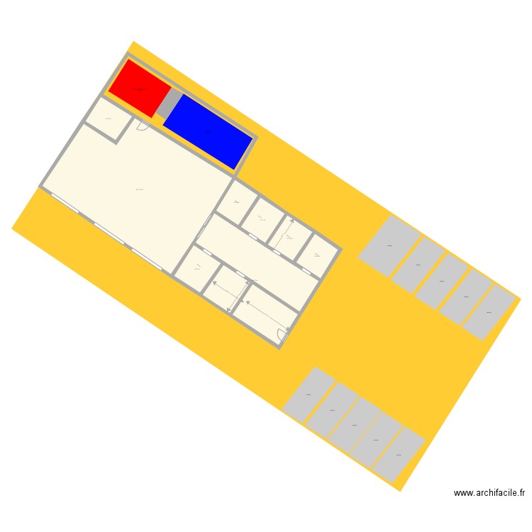 cab. Plan de 0 pièce et 0 m2