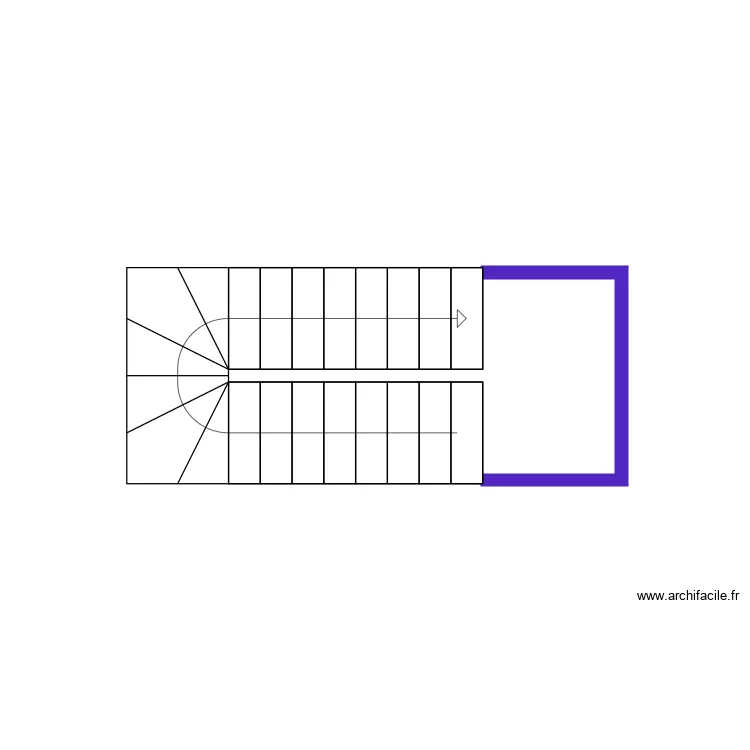 ESCALIER. Plan de 