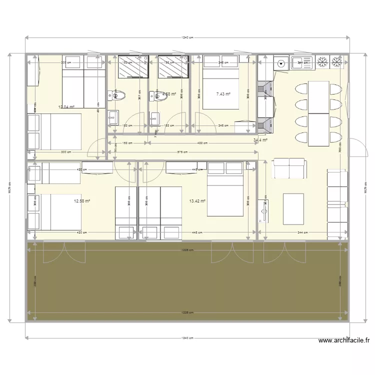 MODELLE JULIETTA PLAN DE BASE MODIFIE. Plan de MODELLE JULIETTA PLAN DE BASE MODIFIE. Plan de