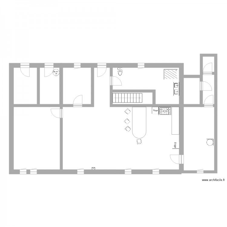 alex rdc. Plan de 0 pièce et 0 m2