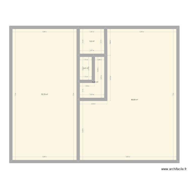 R+3&4. Plan de 0 pièce et 0 m2