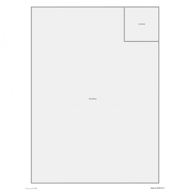 terrain. Plan de 0 pièce et 0 m2