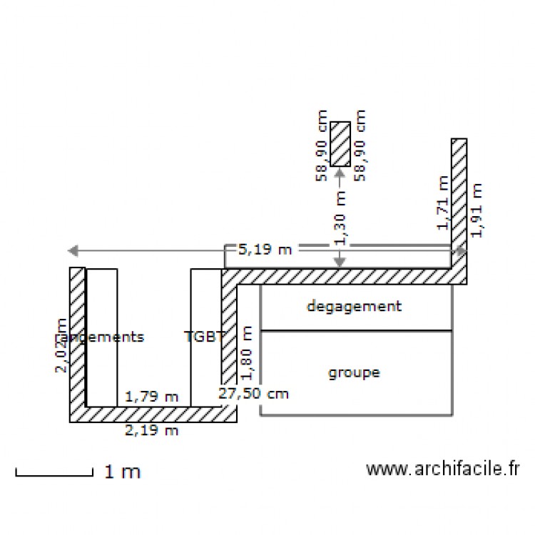 groupe elec. Plan de 0 pièce et 0 m2