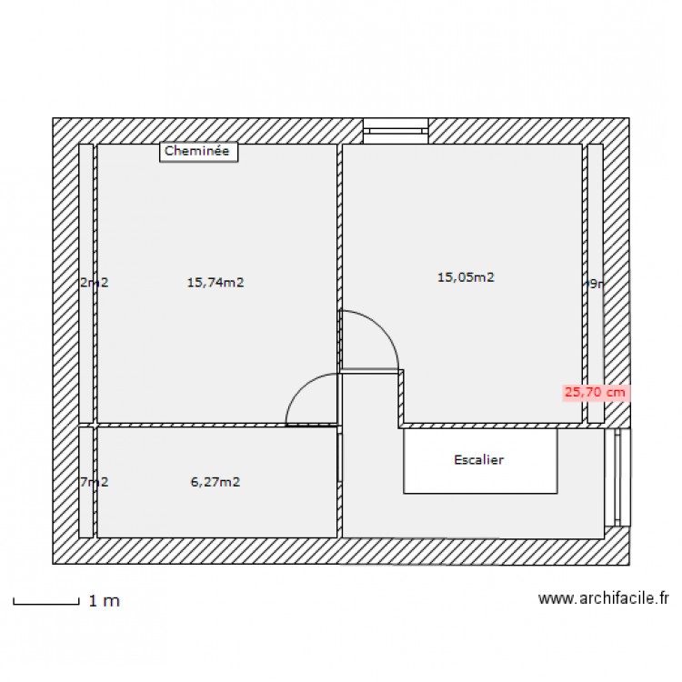 2eme étage L4. Plan de 0 pièce et 0 m2