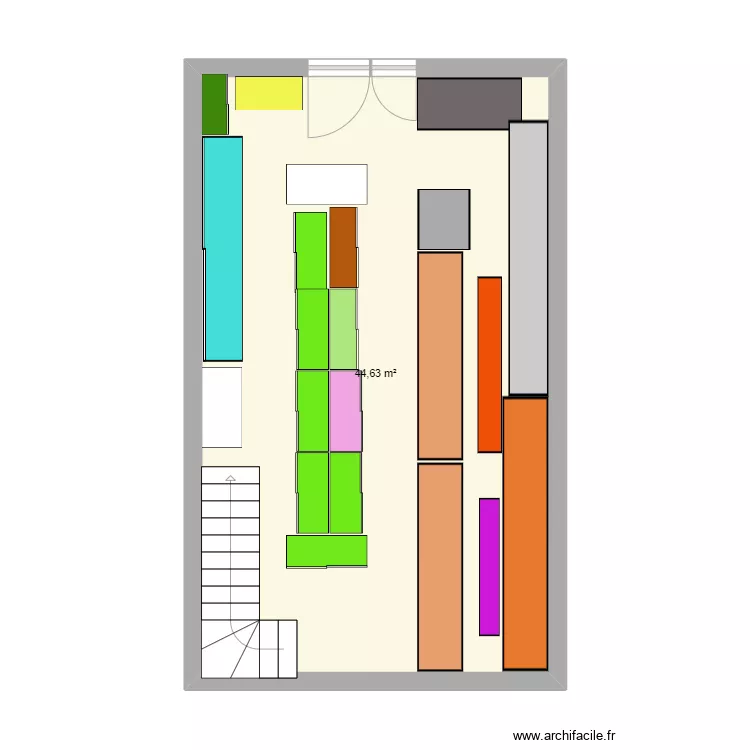 stock appro et imprimerie. Plan de 