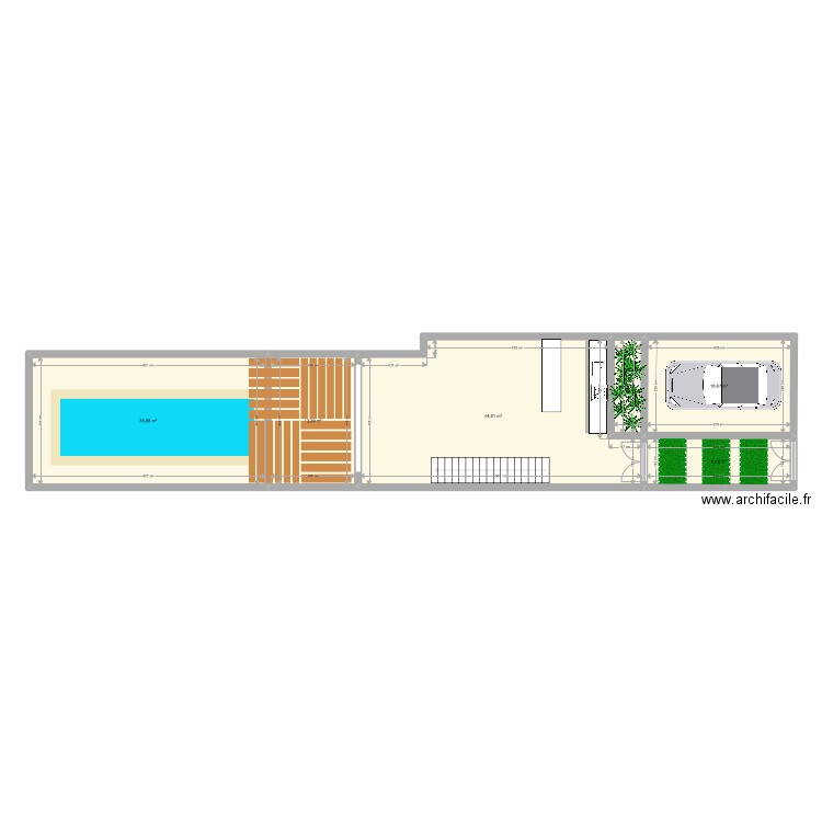 TI SOURS. Plan de 6 pièces et 123 m2