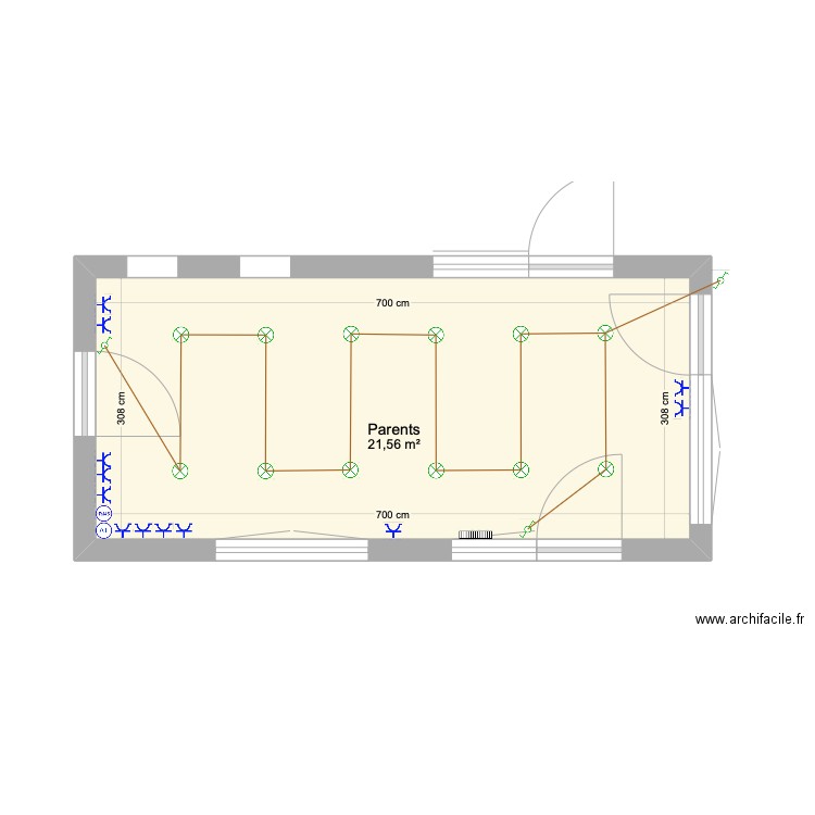 Parents. Plan de 0 pièce et 0 m2