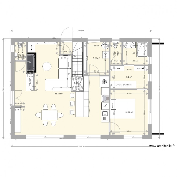 MARIE ET MARC. Plan de 0 pièce et 0 m2