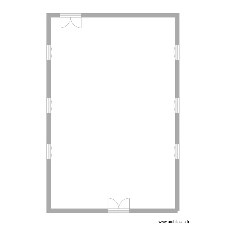 Salle de conference. Plan de 