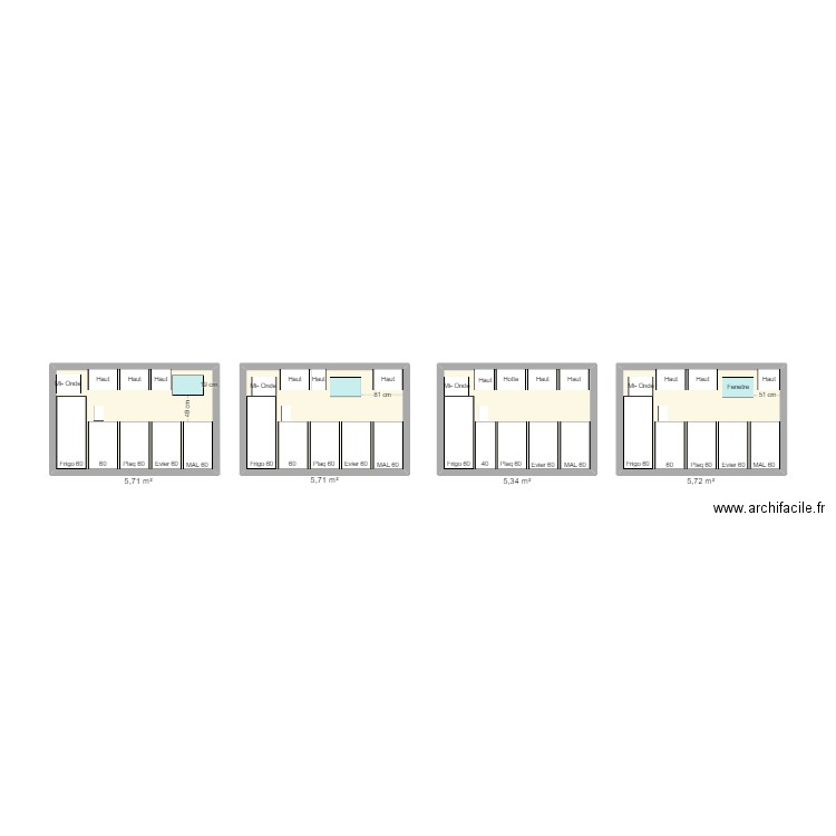 Cuisine 4. Plan de 0 pièce et 0 m2