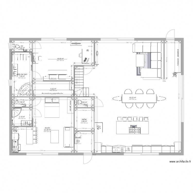 rénovation garagev3. Plan de 0 pièce et 0 m2