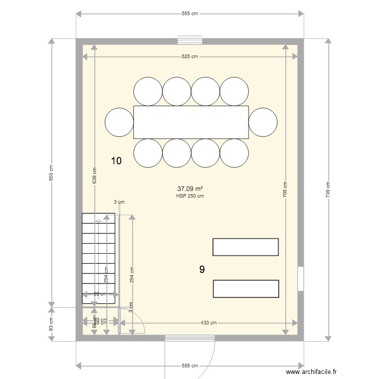 Grenier de la Grange. Plan de 0 pièce et 0 m2