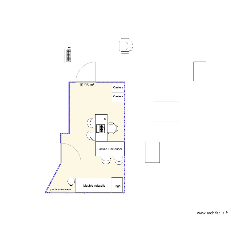 Admission pédiatrique  petite salle. Plan de 0 pièce et 0 m2