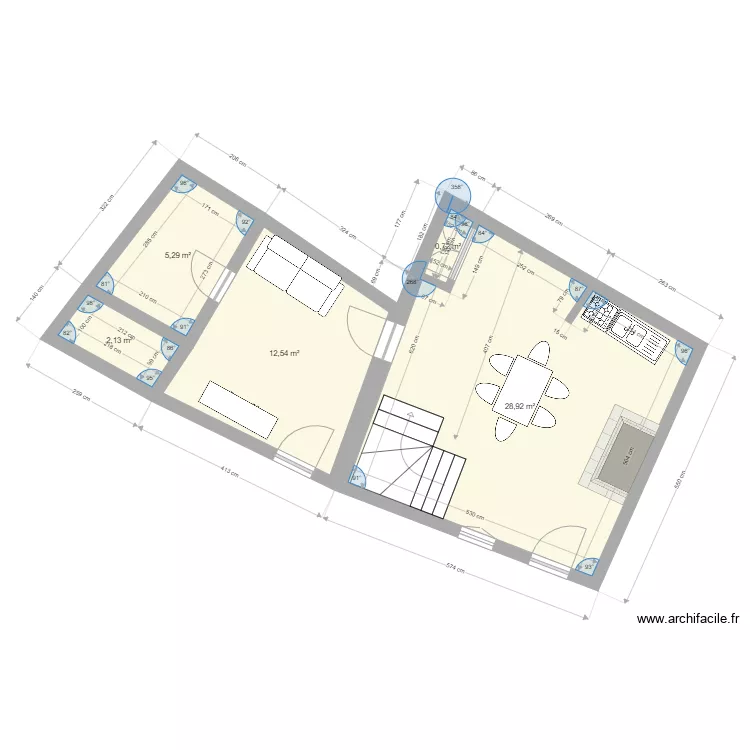 Clavary Gite. Plan de 