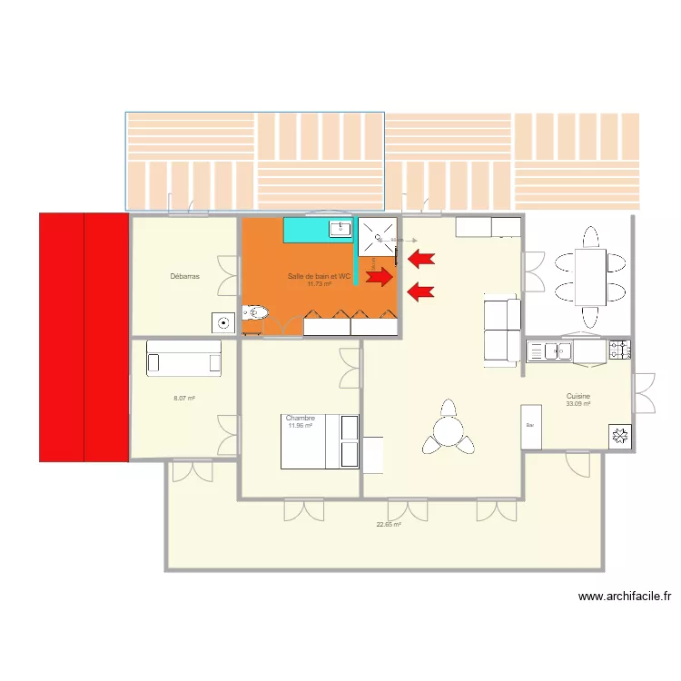 old lady termites. Plan de 